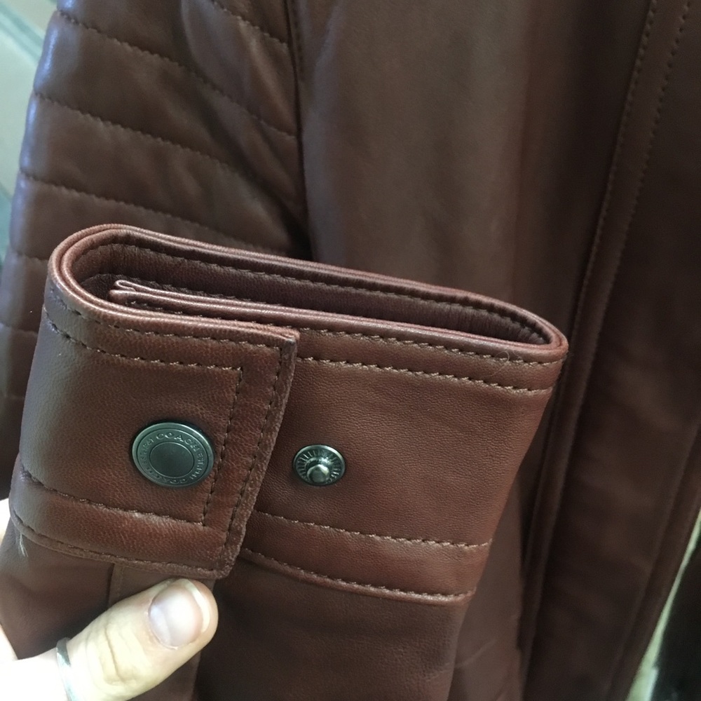 Coach Leather Jacket - image 6